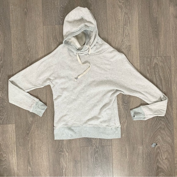 Aritzia TNA Clifton Sweatshirt Cowl Neck Sweater Y2k Hoodie Gray Size XS - Picture 6 of 16